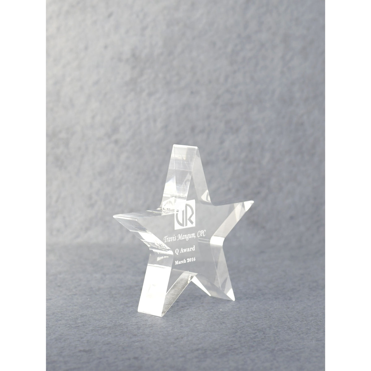 Acrylic Star Performer Paperweight