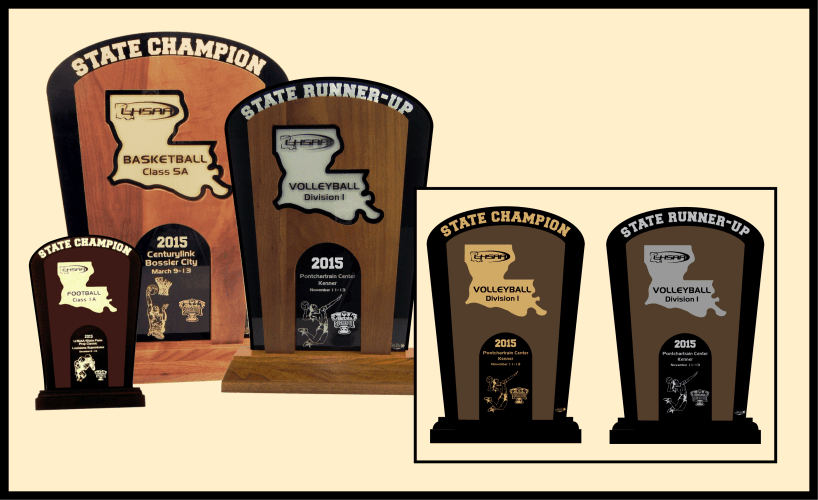 9" Individual Replica of Championship Trophy